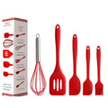 Jogo de Cozinha Kit C/12 Peças de Silicone Utensílios e Copo Suporte para Cozinha Cabo de Madeira Su